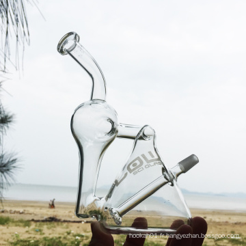 Deux-en-un recycler des tubes en verre à chien en verre de style créatif (ES-GB-260)